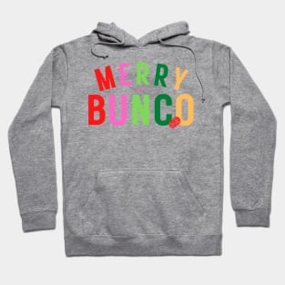 Bunco Christmas Gift Merry Bunco Dice Game Hoodie